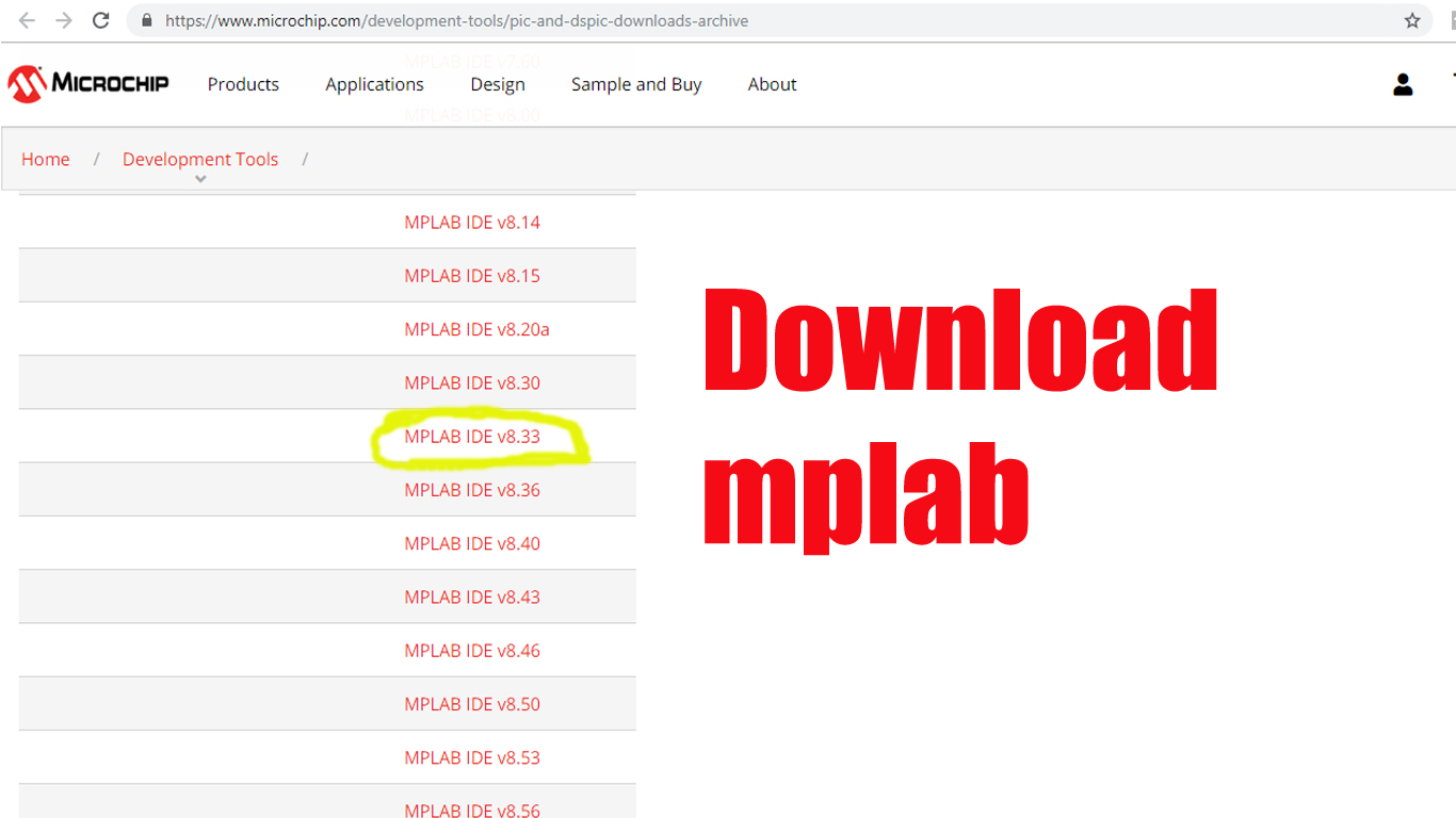 mplab ide archive download